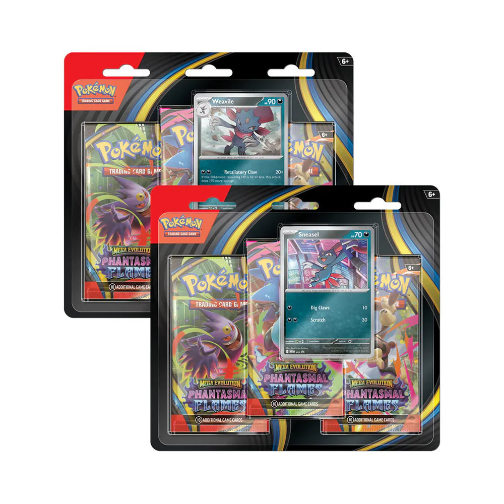 Mega Evolution-Phantasmal Flames Blister Pakke (3-pk)